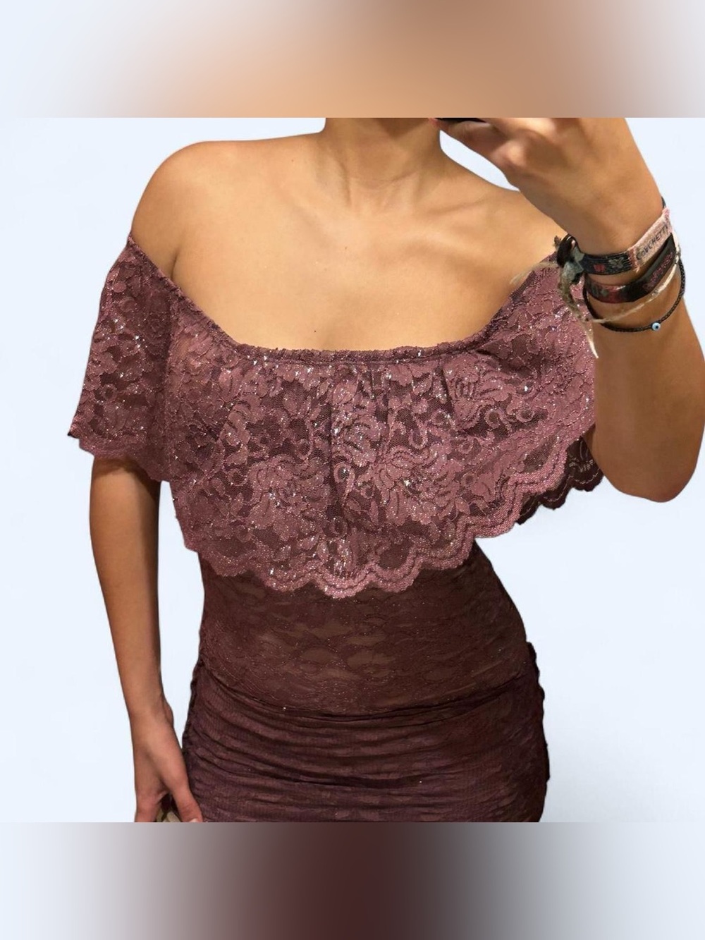 Fairy Purple Floral Lace Dress by A’Gaci!